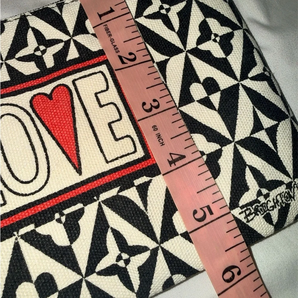 Brighton Canvas Love Clutch